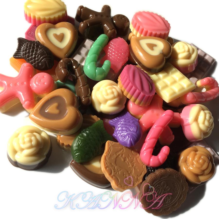クリスタルレジン製! いろんなチョコレート40個以上セット by Kanna |  | 01