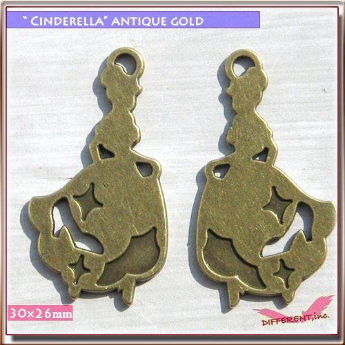 シンデレラ パーツ “Cinderella” 金古美  30*26 |  | 01