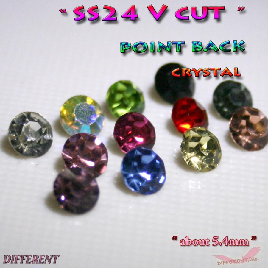 SS24 Crystal  Vカットストーン 6粒 約5.4mm前後 |  | 02