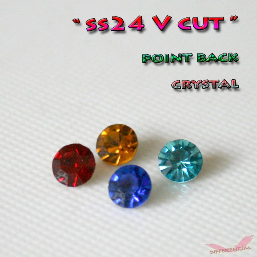 SS24 Crystal  Vカットストーン 6粒 約5.4mm前後 |  | 03