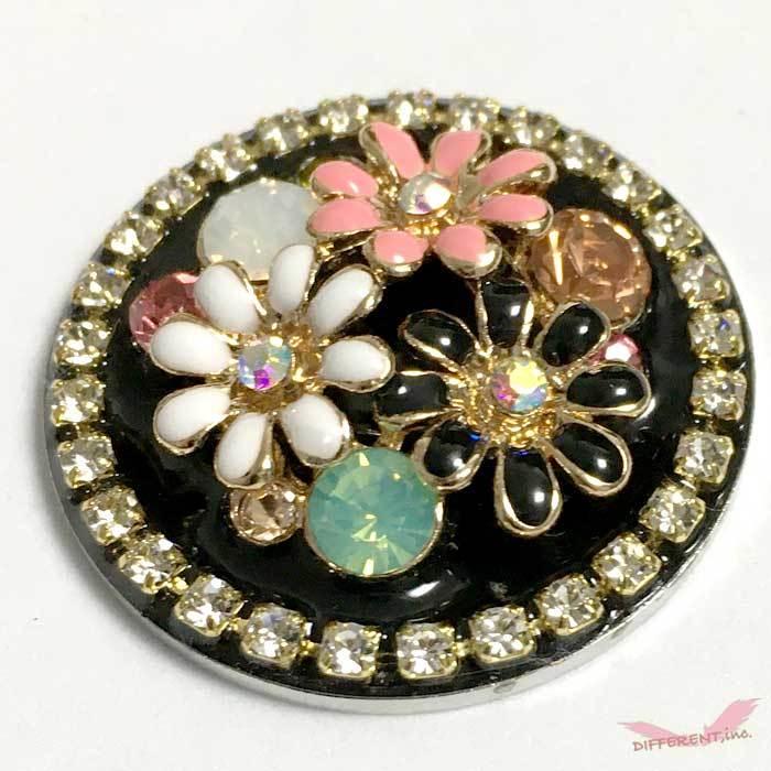 雛菊 お花のゴルフマーカー スワロフスキー ダイヤレーン 使用 |  | 01