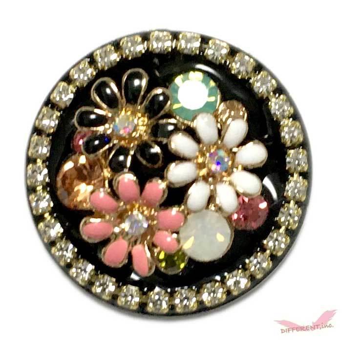 雛菊 お花のゴルフマーカー スワロフスキー ダイヤレーン 使用 |  | 03