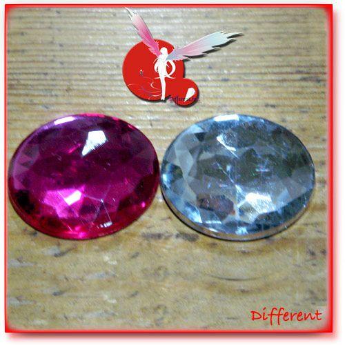 【アウトレット】デコパーツ 高品質丸形多面体ストーン 2Color 27mm 5個 | 