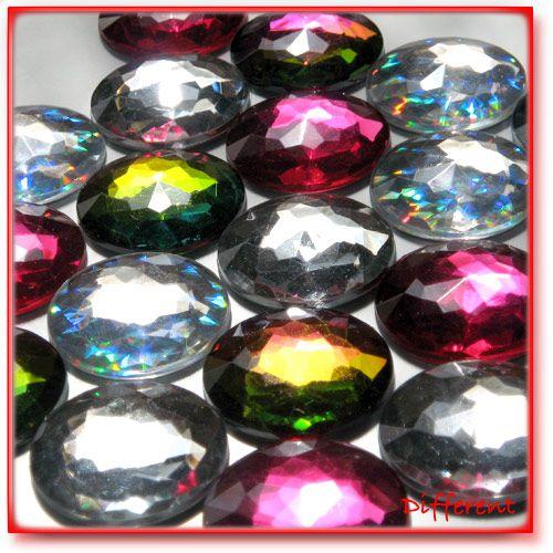 【在庫処分】 高品質丸形多面体ストーン 新色2Color 27mm 5個 |  | 02