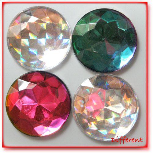 【在庫処分】 高品質丸形多面体ストーン 新色2Color 27mm 5個 |  | 04