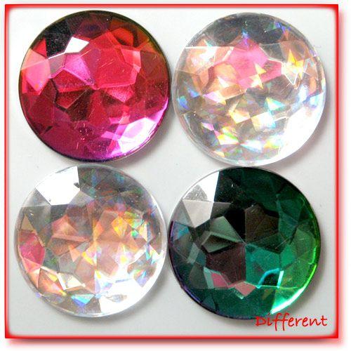 【在庫処分】 高品質丸形多面体ストーン 新色2Color 27mm 5個 |  | 05