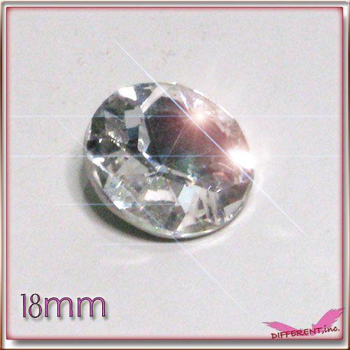 盛りデコに Crystal Round Diamond Cut 18mm ラウンドダイヤカット |  | 02