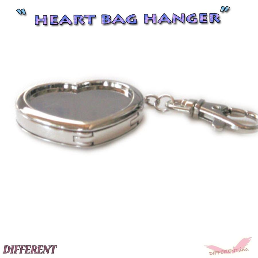 デコ素材 バッグハンガー ハートタイプ  チェーン＆ナスカン アーム収納タイプ |  | 05