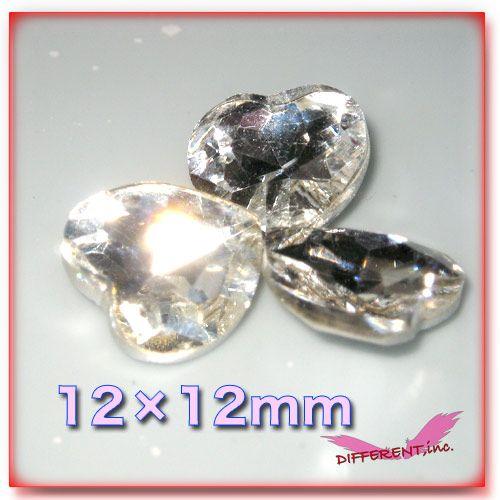 ネイル＆盛りデコに Crystal Heart 12mm ハート |  | 01