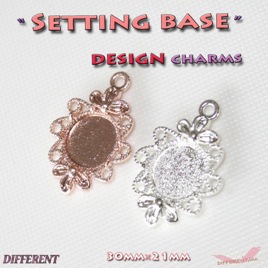 ラウンド デザイン セッティング台 全体30mm 2colors | 