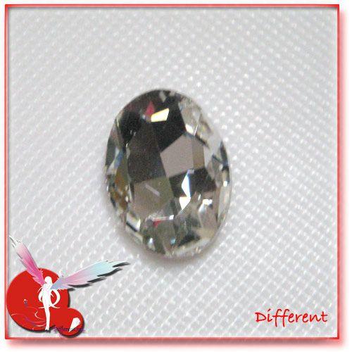 デコ ガラスジュエリー オーバルストーン クリスタル 10*14 |  | 01