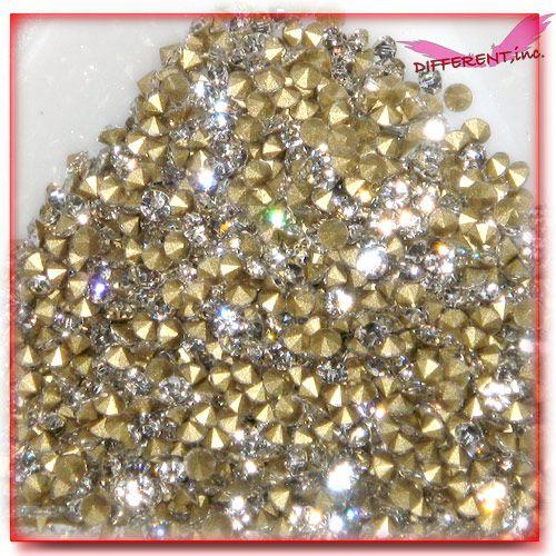 SS4&SS6 ネイル＆デコに Crystal Vカットストーン オーロラS/B 10粒 |  | 01