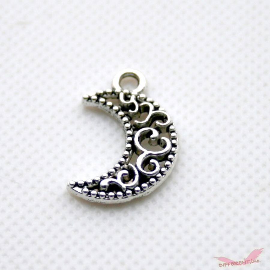 デザインを施した三日月 チャームパーツ 3COLORS |  | 03