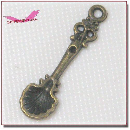 デコ＆チャームパーツ スプーン＆フォーク 4種 金古美 |  | 02