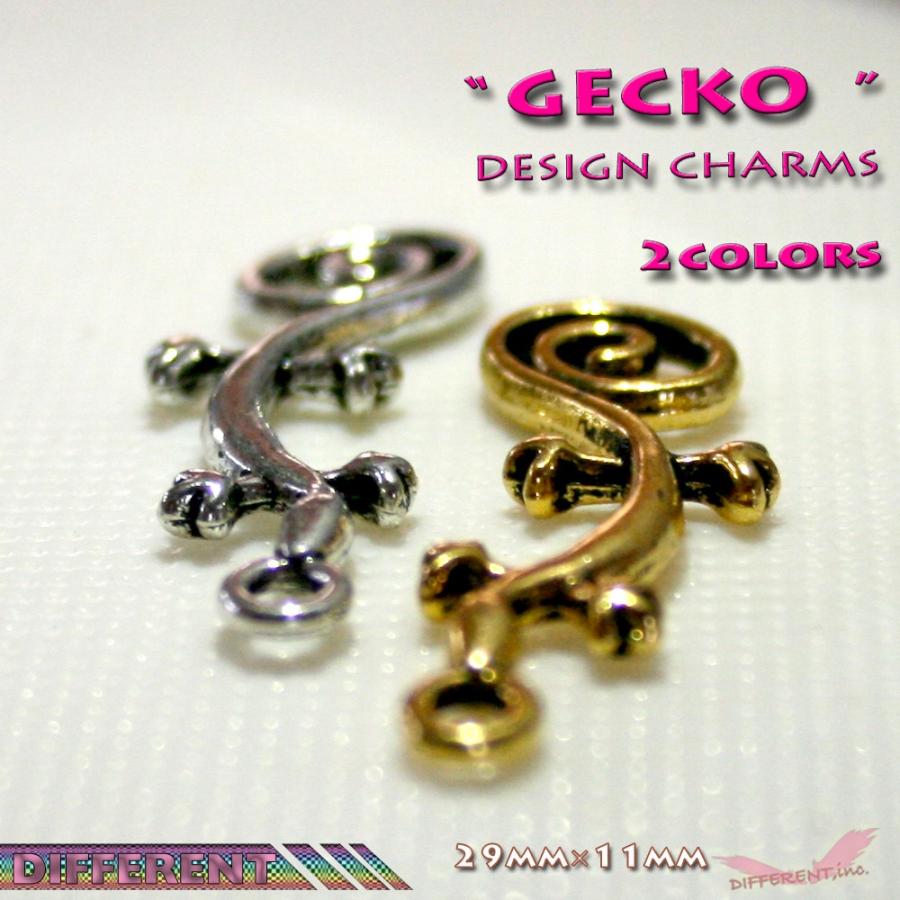 Gecko ヤモリチャーム 2colors アクセサリー チャーム | 