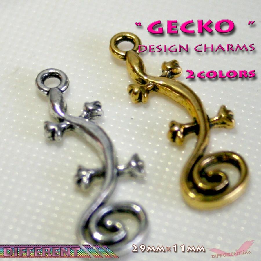 Gecko ヤモリチャーム 2colors アクセサリー チャーム |  | 01
