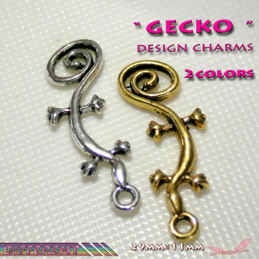 Gecko ヤモリチャーム 2colors アクセサリー チャーム |  | 02