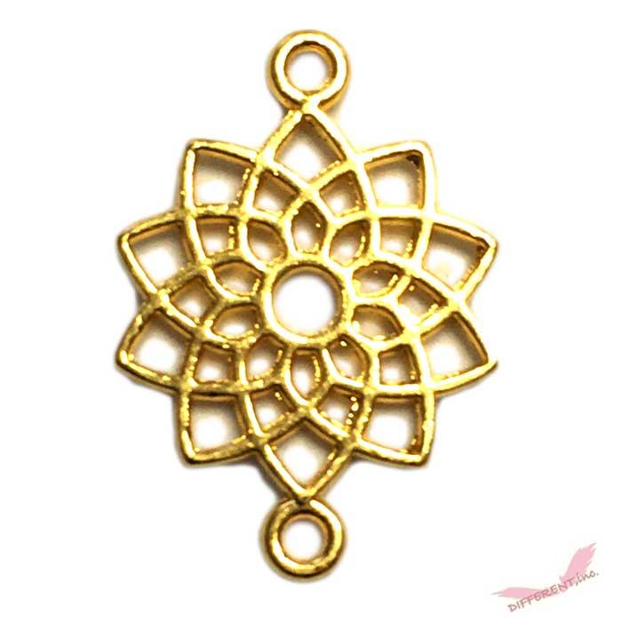 フラワー ジオメトリック デザイン ゴールド コネクター |  | 02