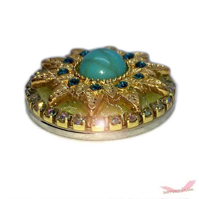 フェイクターコイズフラワー or 太陽 ゴルフマーカーとハットクリップセット |  | 02