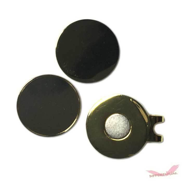 Gold ゴルフマーカー フチ有りとフチなし 黄金のマーカーとハットクリップセット |  | 03