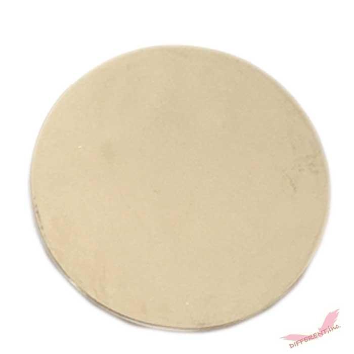 ゴルフマーカー 25mm マグネット無し フチ有りとフラット 鉄にメッキと極薄ステンレス製 手作り 素材 |  | 02