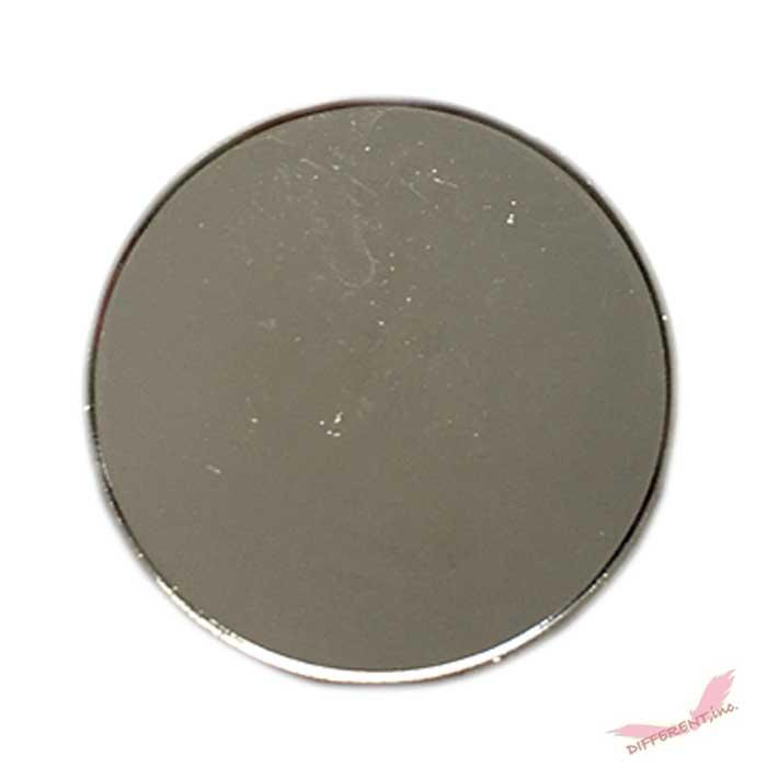 ゴルフマーカー 25mm マグネット無し フチ有りとフラット 鉄にメッキと極薄ステンレス製 手作り 素材 |  | 01