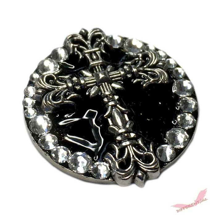 ゴシック クロス ラインストーンデコ ゴルフマーカー クリップセット |  | 03