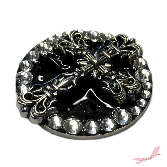 ゴシック クロス ラインストーンデコ ゴルフマーカー クリップセット |  | 04