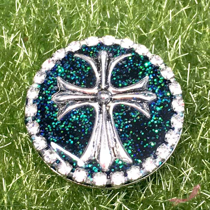 ゴシック 十字架 スワロフスキー（オクタント ）ダイヤレーン デコ