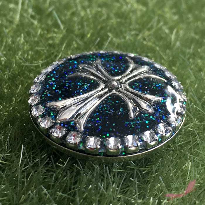 ゴシック 十字架 スワロフスキー（オクタント ）ダイヤレーン デコ