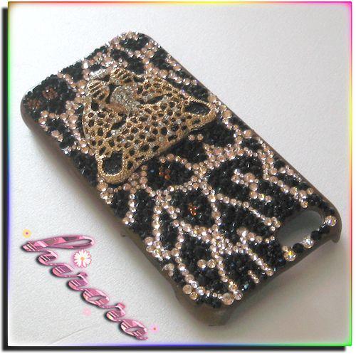 iPhone5/5sケース スワロフスキー 豹Gold |  | 04
