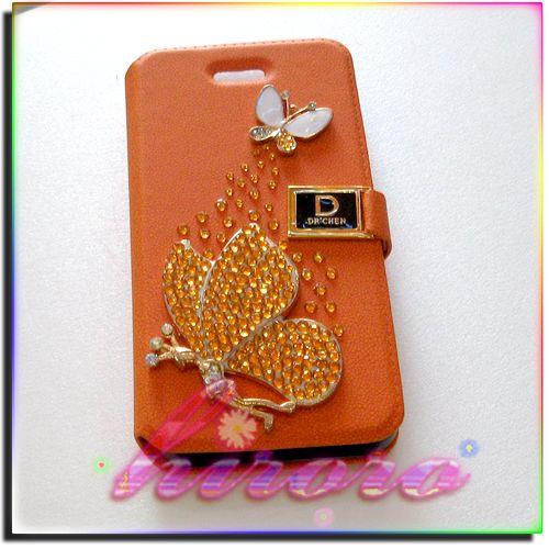 iPhone5/5sケース スワロフスキー 革製手帳型ケース no.1 |  | 04