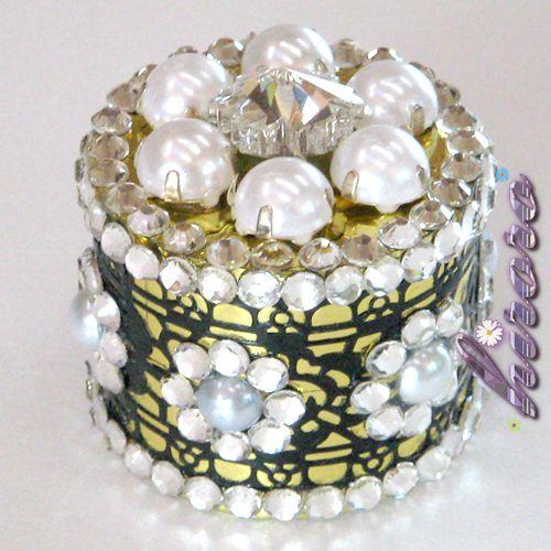 ペットボトルキャップ  ビジュー＆パールA | 