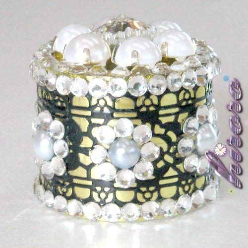 ペットボトルキャップ  ビジュー＆パールA |  | 01