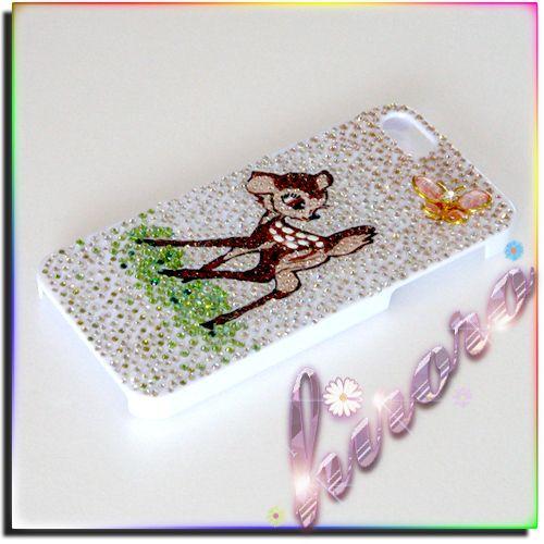 iPhone5/5sケース スワロフスキー バンビと蝶々 |  | 04