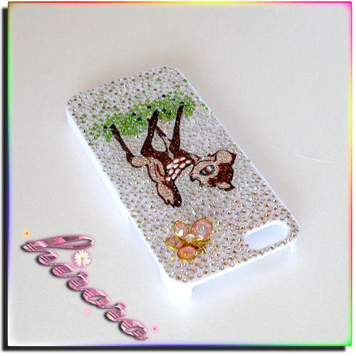 iPhone5/5sケース スワロフスキー バンビと蝶々 |  | 05