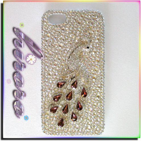 iPhone5/5sケース スワロフスキー 鳳凰 ストラップ穴有り | 