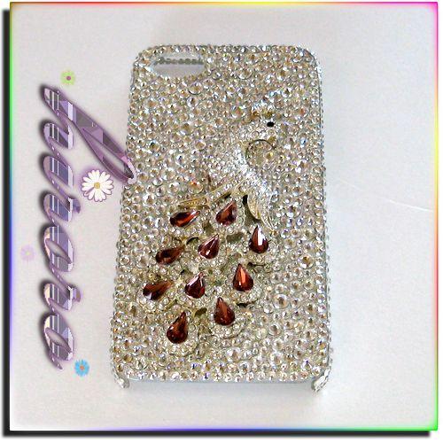 iPhone5/5sケース スワロフスキー 鳳凰 ストラップ穴有り |  | 01