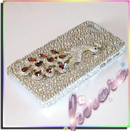 iPhone5/5sケース スワロフスキー 鳳凰 ストラップ穴有り |  | 02