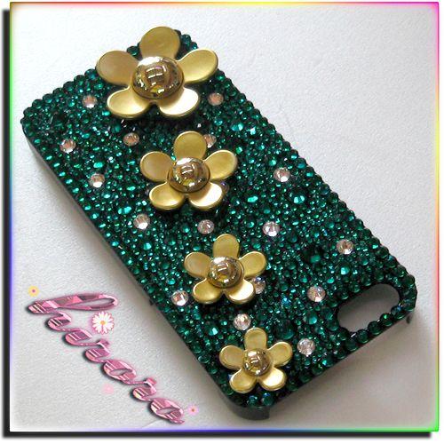 iPhone5/5sケース A級ガラスストーン フラワーパーツ |  | 03