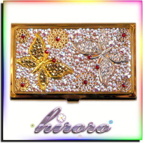 カードケース GOLD 総スワロフスキー 蝶々 no.4 |  | 01