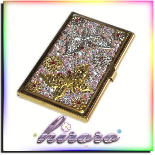カードケース GOLD 総スワロフスキー 蝶々 no.4 |  | 02
