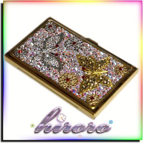 カードケース GOLD 総スワロフスキー 蝶々 no.4 |  | 03