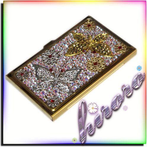 カードケース GOLD 総スワロフスキー 蝶々 no.4 |  | 04