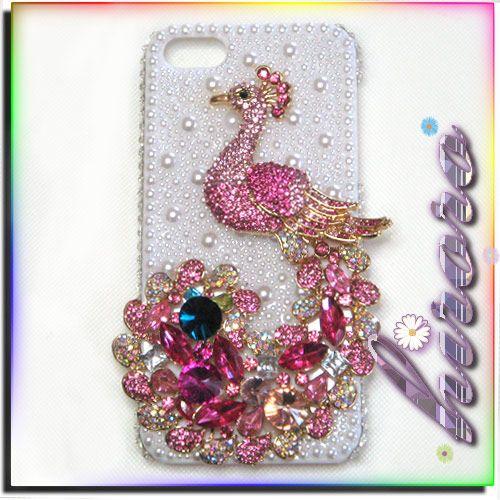iPhone5/5sケース スワロフスキーとパール 鳳凰 no.11 | 