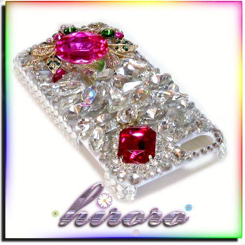 iPhone5/5sケース ギラギラクリスタルとビジュー  no.14 |  | 03