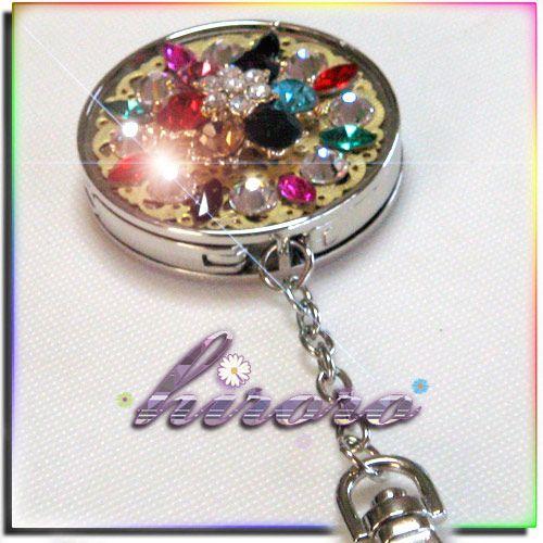 バッグハンガー スワロフスキー 爪付きストーン＆ビジュー no.19 G |  | 04