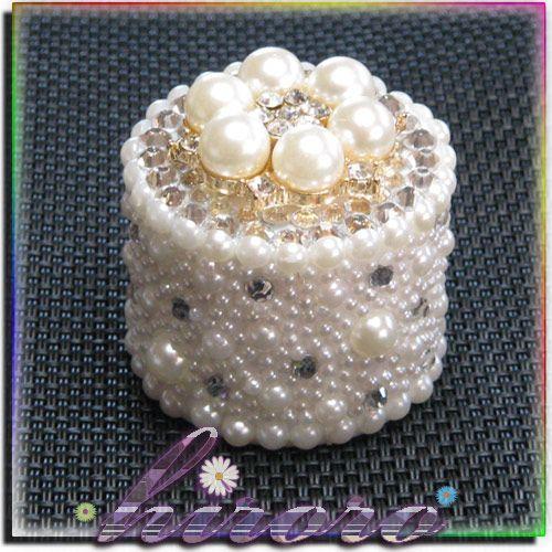 ペットボトルキャップ  ホワイトデコレーション no.25 | 