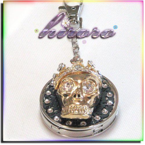 バッグハンガー スワロフスキー スカルゴールド no.20 |  | 01