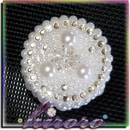 ペットボトルキャップ  ジルコニアとホワイトデコレーション no.24 |  | 02